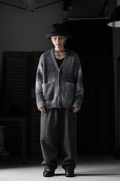 画像をギャラリービューアに読み込む, th products Inflated Cardigan / 1/4.5 kasuri loop knit (mono)