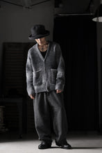 画像をギャラリービューアに読み込む, TARO HORIUCHI / th products Inflated Cardigan / 1/4.5 kasuri loop knit (mono)
