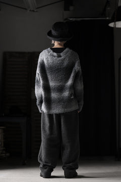 画像をギャラリービューアに読み込む, th products Inflated Cardigan / 1/4.5 kasuri loop knit (mono)