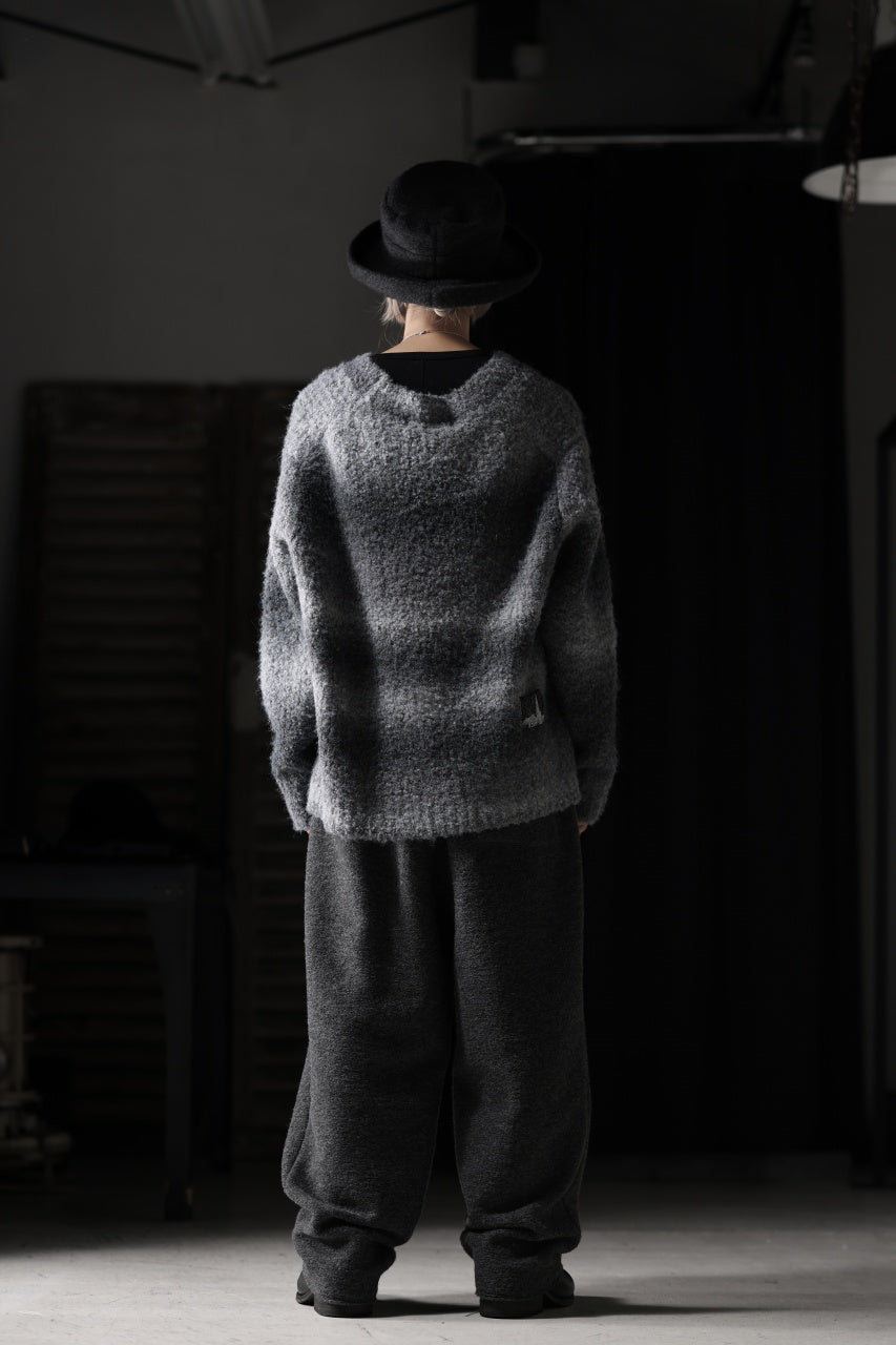 画像をギャラリービューアに読み込む, TARO HORIUCHI / th products Inflated Cardigan / 1/4.5 kasuri loop knit (mono)