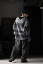 画像をギャラリービューアに読み込む, th products Inflated Cardigan / 1/4.5 kasuri loop knit (mono)