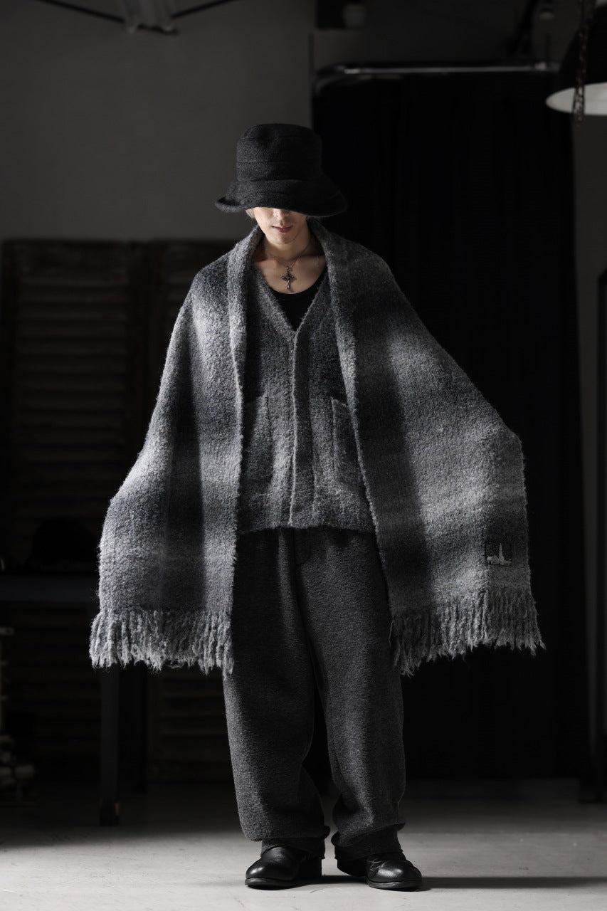 画像をギャラリービューアに読み込む, TARO HORIUCHI / th products Inflated Scarf / 1/4.5 kasuri loop knit (mono)