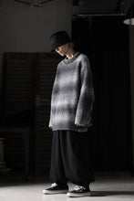 画像をギャラリービューアに読み込む, TARO HORIUCHI / th products Inflated Oversized Crew / 1/4.5 kasuri loop knit (mono)