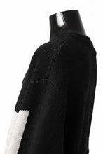 画像をギャラリービューアに読み込む, A.F ARTEFACT GEO PATTERN KNIT TOPS (BLACK x BEIGE)