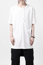 画像をギャラリービューアに読み込む, LEMURIA BIAS HENRY NECK S/S TOP #2 / MASTER HIGH GAUGE SMOOTH (WHITE)