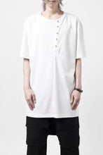 画像をギャラリービューアに読み込む, LEMURIA BIAS HENRY NECK S/S TOP #2 / MASTER HIGH GAUGE SMOOTH (WHITE)