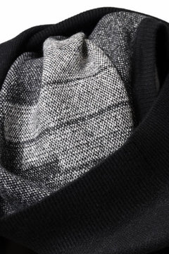 画像をギャラリービューアに読み込む, A.F ARTEFACT GEO PATTERN KNIT TOPS (BLACK x BEIGE)