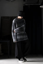 画像をギャラリービューアに読み込む, th products Inflated Oversized Crew / 1/4.5 kasuri loop knit (mono)