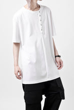 画像をギャラリービューアに読み込む, LEMURIA BIAS HENRY NECK S/S TOP #2 / MASTER HIGH GAUGE SMOOTH (WHITE)