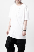 画像をギャラリービューアに読み込む, LEMURIA BIAS HENRY NECK S/S TOP #2 / MASTER HIGH GAUGE SMOOTH (WHITE)