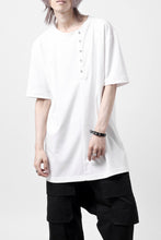 画像をギャラリービューアに読み込む, LEMURIA BIAS HENRY NECK S/S TOP #2 / MASTER HIGH GAUGE SMOOTH (WHITE)