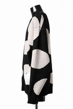 画像をギャラリービューアに読み込む, A.F ARTEFACT POLKA PATTERN KNIT TOPS (BLACK x BEIGE)