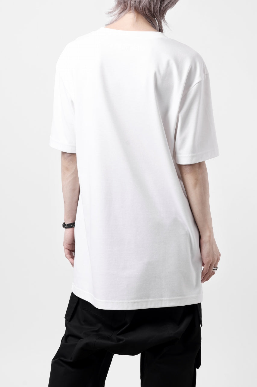 画像をギャラリービューアに読み込む, LEMURIA BIAS HENRY NECK S/S TOP #2 / MASTER HIGH GAUGE SMOOTH (WHITE)