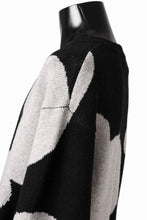 画像をギャラリービューアに読み込む, A.F ARTEFACT POLKA PATTERN KNIT TOPS (BLACK x BEIGE)