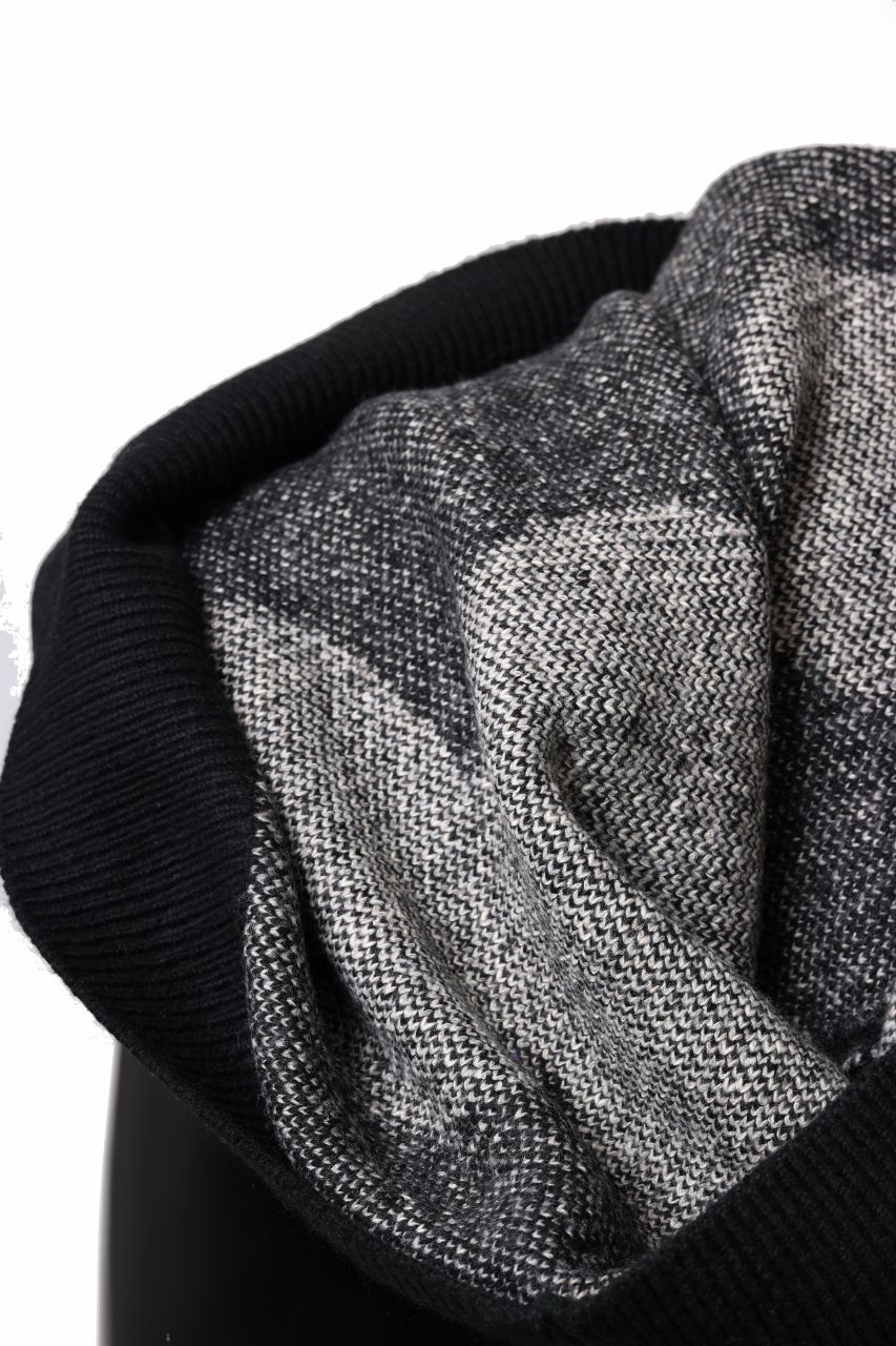 画像をギャラリービューアに読み込む, A.F ARTEFACT POLKA PATTERN KNIT TOPS (BLACK x BEIGE)