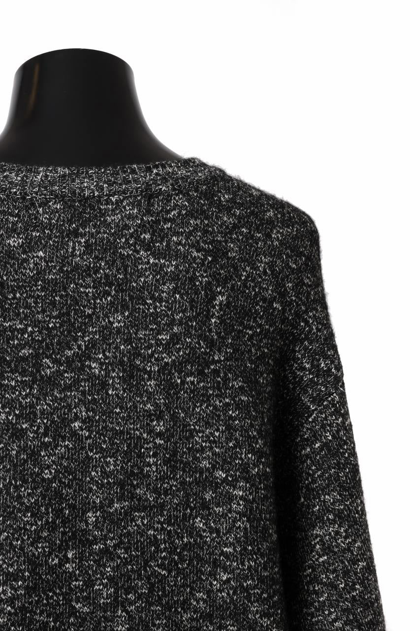 画像をギャラリービューアに読み込む, A.F ARTEFACT GEO PATTERN KNIT TOPS (GREY x BEIGE)