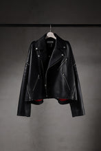 画像をギャラリービューアに読み込む, FACETASM×AVIREX ZIP DOUBLE RIDERS JACKET (BLACK)