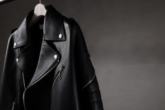 画像をギャラリービューアに読み込む, FACETASM×AVIREX ZIP DOUBLE RIDERS JACKET (BLACK)