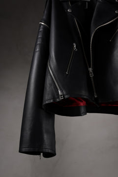 画像をギャラリービューアに読み込む, FACETASM×AVIREX ZIP DOUBLE RIDERS JACKET (BLACK)