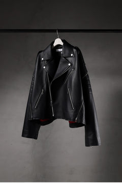 画像をギャラリービューアに読み込む, FACETASM×AVIREX ZIP DOUBLE RIDERS JACKET (BLACK)