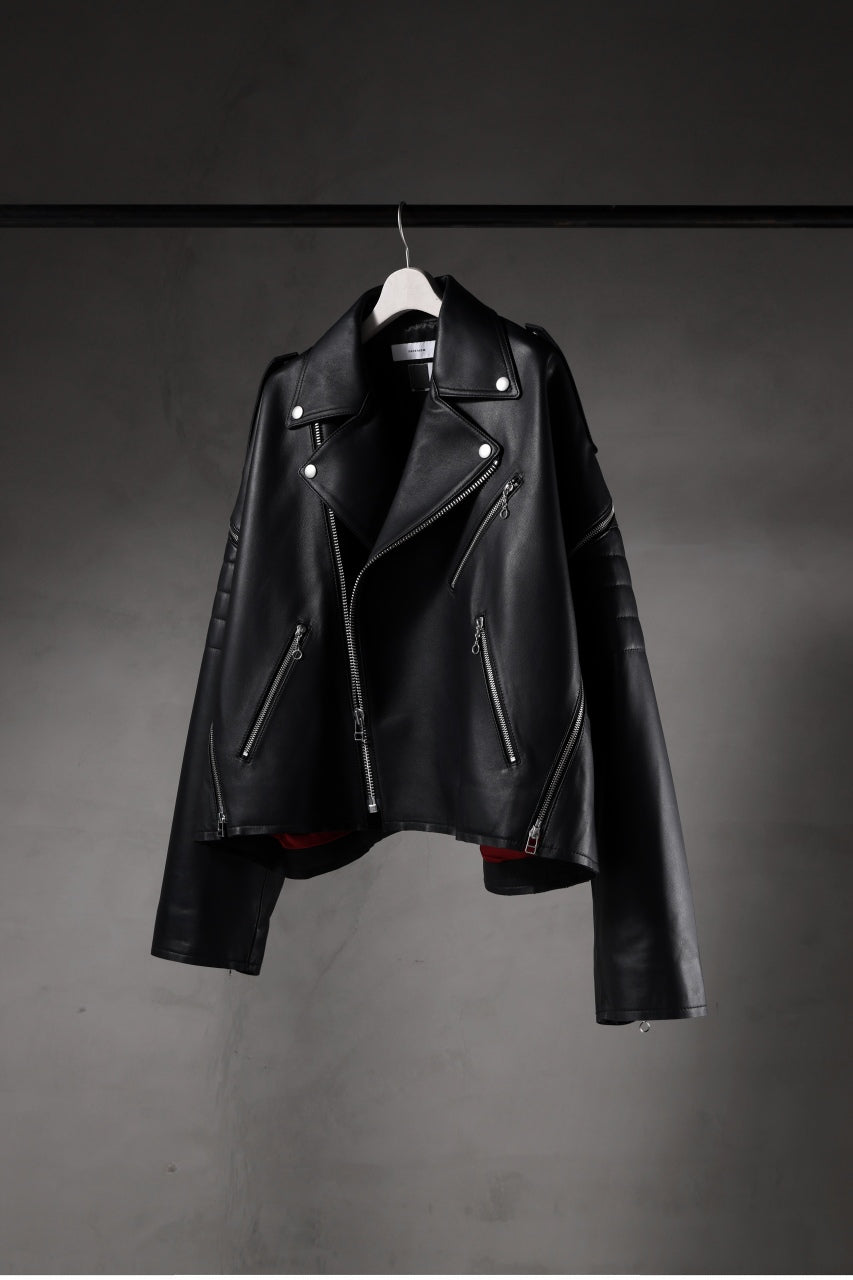 画像をギャラリービューアに読み込む, FACETASM×AVIREX ZIP DOUBLE RIDERS JACKET (BLACK)