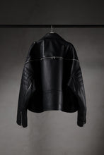 画像をギャラリービューアに読み込む, FACETASM×AVIREX ZIP DOUBLE RIDERS JACKET (BLACK)
