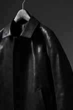 画像をギャラリービューアに読み込む, ierib EX-Collared Zip Jacket / Horse Nubuck Leather (BLACK)