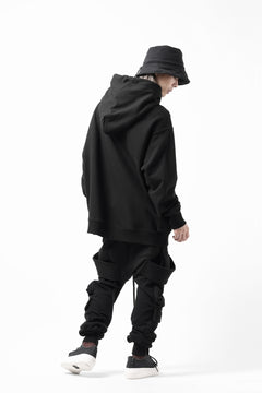 画像をギャラリービューアに読み込む, A.F ARTEFACT BELTED FLAP ZIP SARROUEL CARGO PANTS (BLACK)