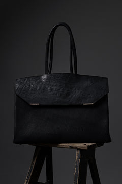 Load image into Gallery viewer, ierib exclusive Bark Bag Prot 40 / Wild Boar + Waxed Horse Butt Leather (BLACK)