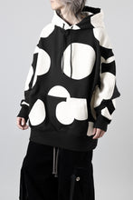 画像をギャラリービューアに読み込む, A.F ARTEFACT POLKA PATTERN SWEAT HOODIE (BLACK)
