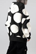 画像をギャラリービューアに読み込む, A.F ARTEFACT POLKA PATTERN SWEAT HOODIE (BLACK)