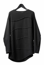 画像をギャラリービューアに読み込む, D-VEC STREAM LINE L/S TOP / SMOOTH COTTON JERSEY (NIGHT SEA BLACK)
