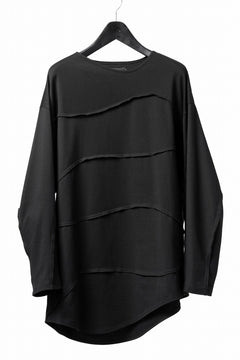 画像をギャラリービューアに読み込む, D-VEC STREAM LINE L/S TOP / SMOOTH COTTON JERSEY (NIGHT SEA BLACK)
