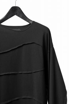 画像をギャラリービューアに読み込む, D-VEC STREAM LINE L/S TOP / SMOOTH COTTON JERSEY (NIGHT SEA BLACK)