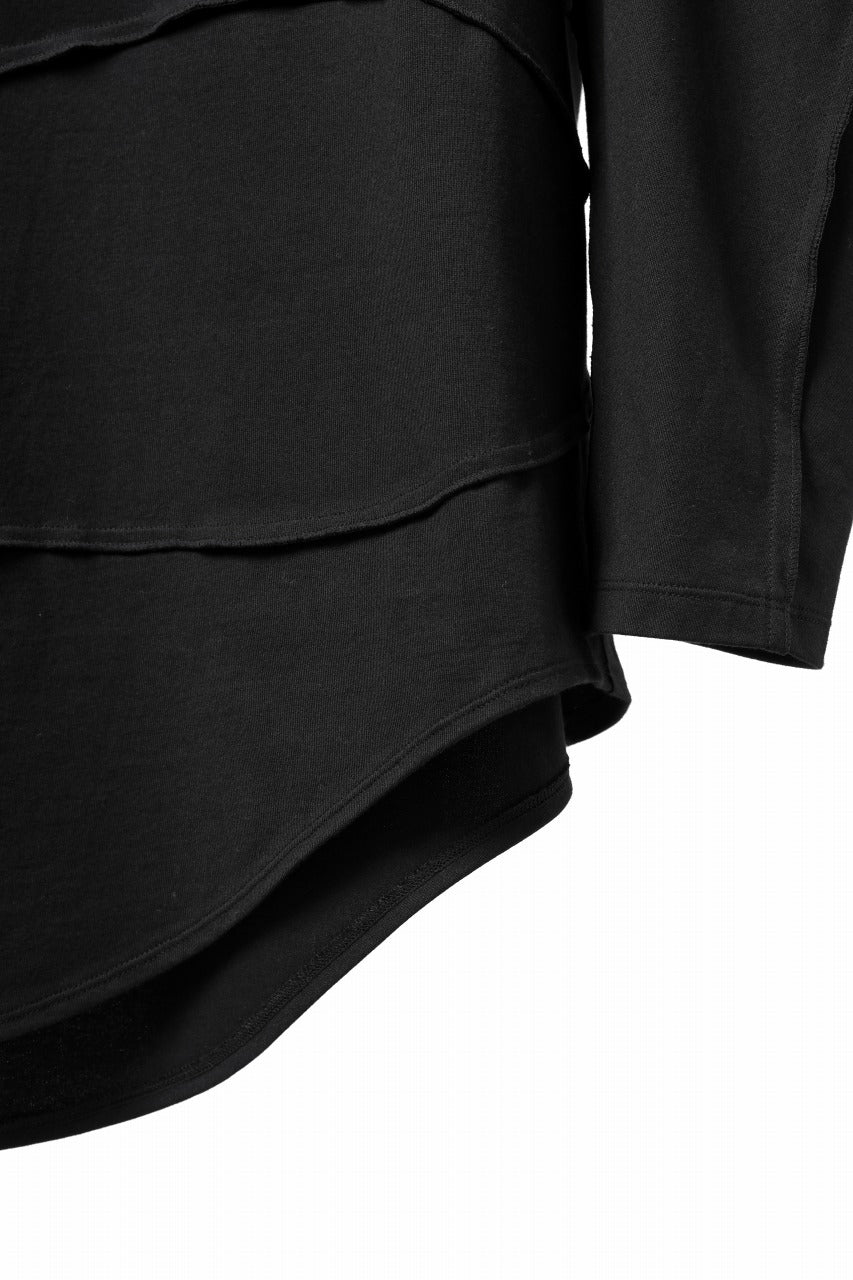画像をギャラリービューアに読み込む, D-VEC STREAM LINE L/S TOP / SMOOTH COTTON JERSEY (NIGHT SEA BLACK)