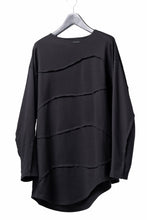 画像をギャラリービューアに読み込む, D-VEC STREAM LINE L/S TOP / SMOOTH COTTON JERSEY (NIGHT SEA BLACK)