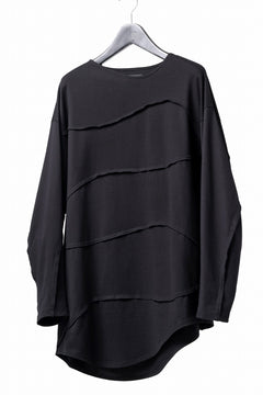 画像をギャラリービューアに読み込む, D-VEC STREAM LINE L/S TOP / SMOOTH COTTON JERSEY (NIGHT SEA BLACK)