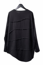 画像をギャラリービューアに読み込む, D-VEC STREAM LINE L/S TOP / SMOOTH COTTON JERSEY (NIGHT SEA BLACK)