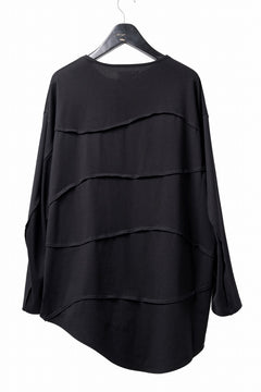 画像をギャラリービューアに読み込む, D-VEC STREAM LINE L/S TOP / SMOOTH COTTON JERSEY (NIGHT SEA BLACK)
