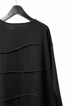 画像をギャラリービューアに読み込む, D-VEC STREAM LINE L/S TOP / SMOOTH COTTON JERSEY (NIGHT SEA BLACK)