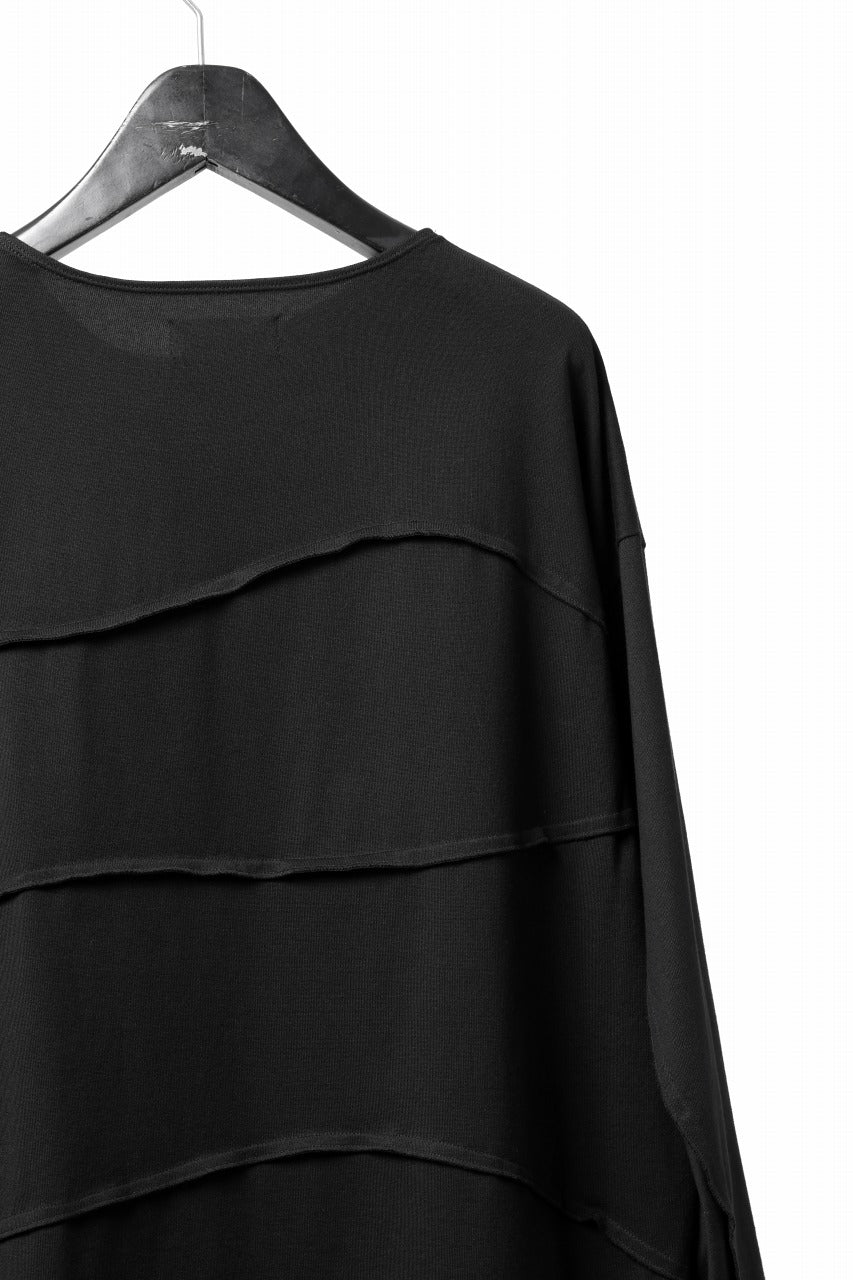 画像をギャラリービューアに読み込む, D-VEC STREAM LINE L/S TOP / SMOOTH COTTON JERSEY (NIGHT SEA BLACK)