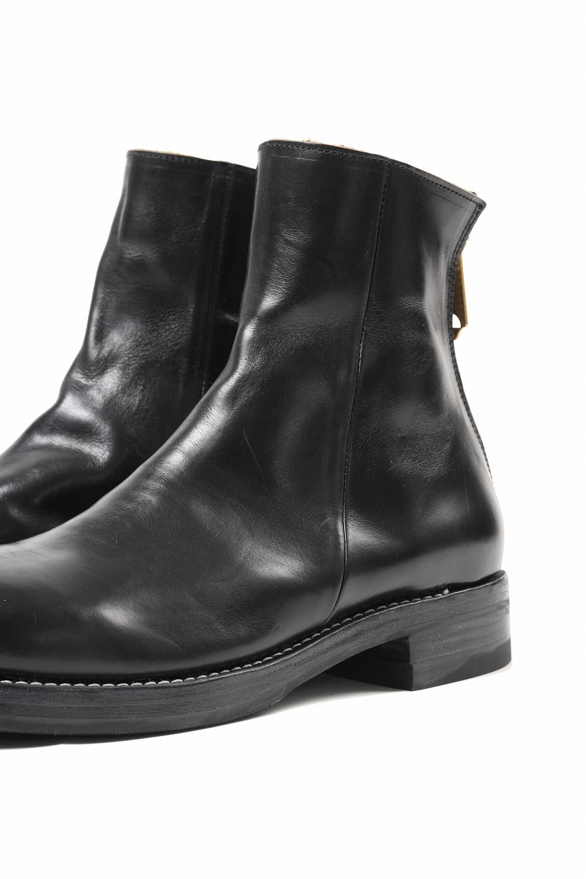 Load image into Gallery viewer, Portaille exclusive CLASSIC BACK ZIP BOOTS / HORWEEN CHROMEXCEL (BLACK)