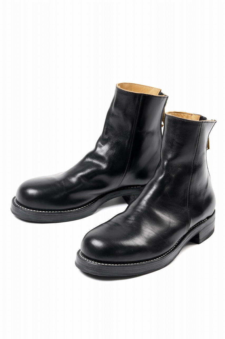 Load image into Gallery viewer, Portaille exclusive CLASSIC BACK ZIP BOOTS / HORWEEN CHROMEXCEL (BLACK)