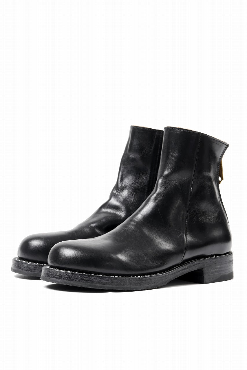 Load image into Gallery viewer, Portaille exclusive CLASSIC BACK ZIP BOOTS / HORWEEN CHROMEXCEL (BLACK)
