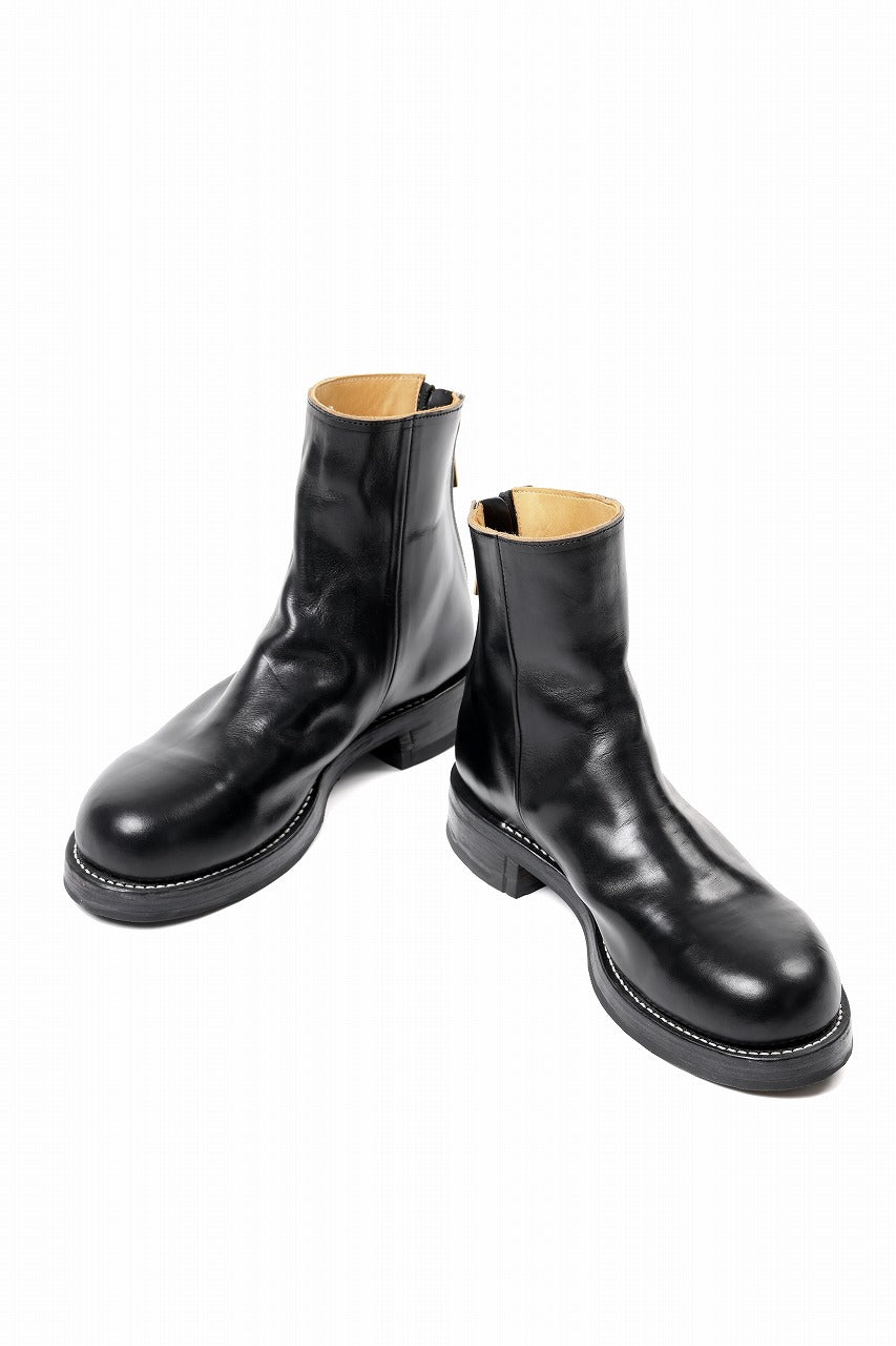 Load image into Gallery viewer, Portaille exclusive CLASSIC BACK ZIP BOOTS / HORWEEN CHROMEXCEL (BLACK)