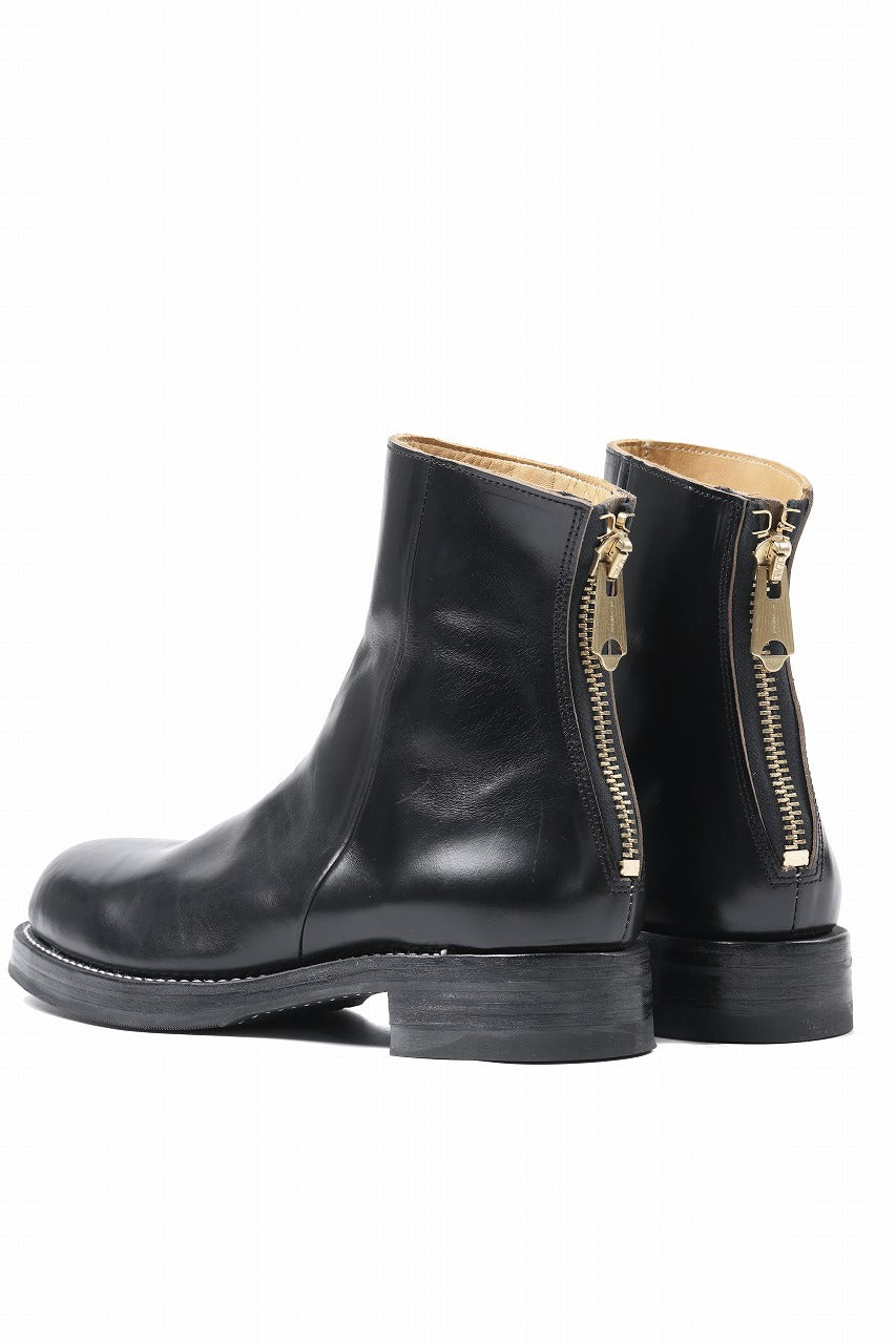Load image into Gallery viewer, Portaille exclusive CLASSIC BACK ZIP BOOTS / HORWEEN CHROMEXCEL (BLACK)