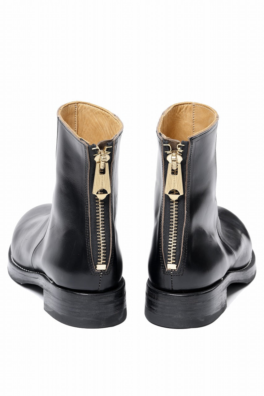 Load image into Gallery viewer, Portaille exclusive CLASSIC BACK ZIP BOOTS / HORWEEN CHROMEXCEL (BLACK)