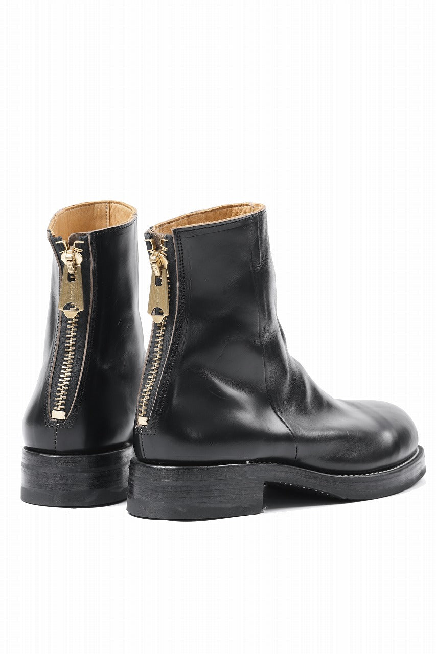 Load image into Gallery viewer, Portaille exclusive CLASSIC BACK ZIP BOOTS / HORWEEN CHROMEXCEL (BLACK)