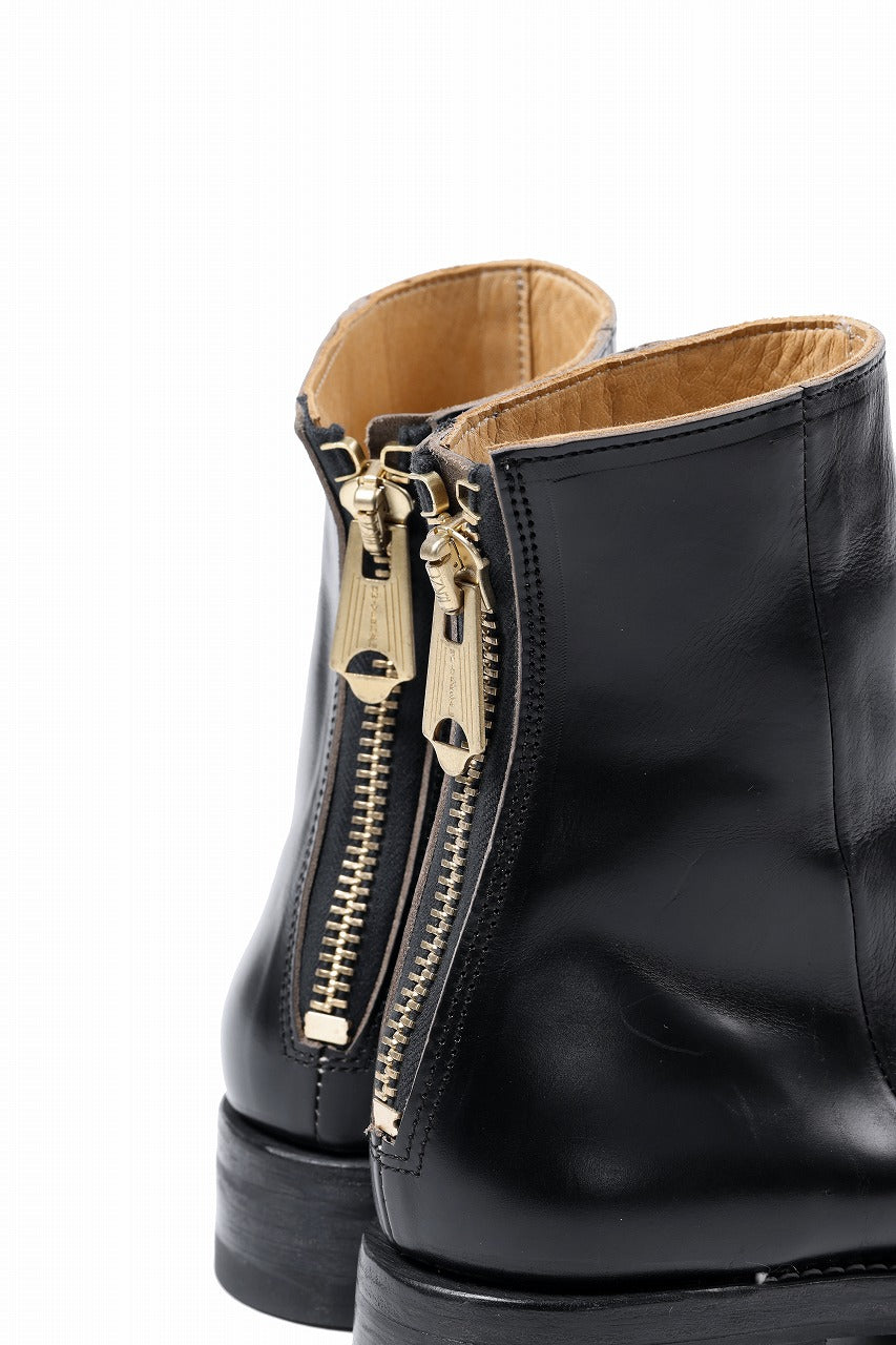 Load image into Gallery viewer, Portaille exclusive CLASSIC BACK ZIP BOOTS / HORWEEN CHROMEXCEL (BLACK)