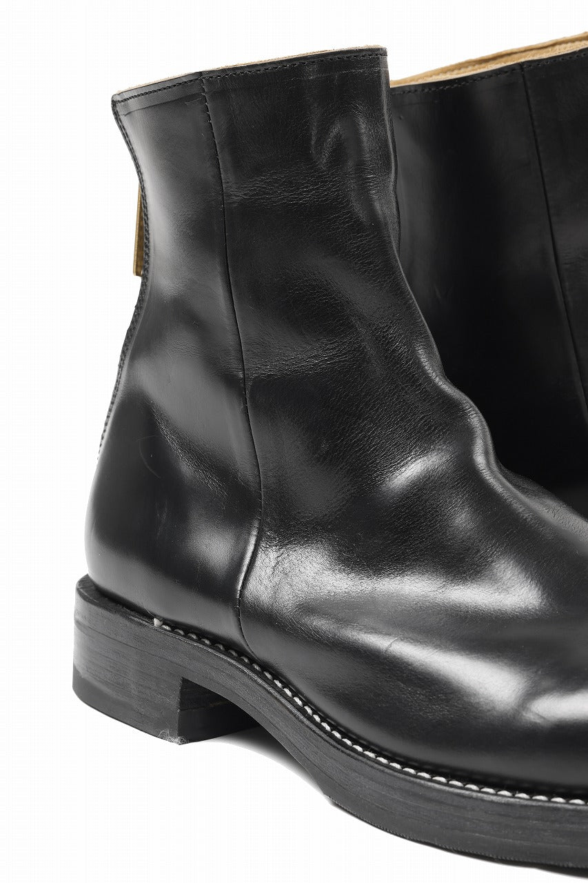 Load image into Gallery viewer, Portaille exclusive CLASSIC BACK ZIP BOOTS / HORWEEN CHROMEXCEL (BLACK)